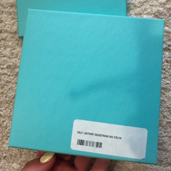 Tiffany & Co Black Belt - Calf Leather Equestrian - Picture 3 of 5